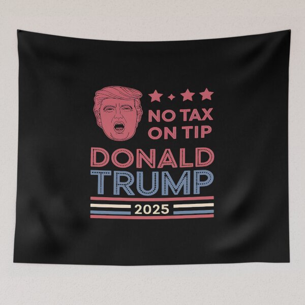 Item preview, No Tax On Tips, Donal Trump Election 2024 designed and sold by Nekusa.