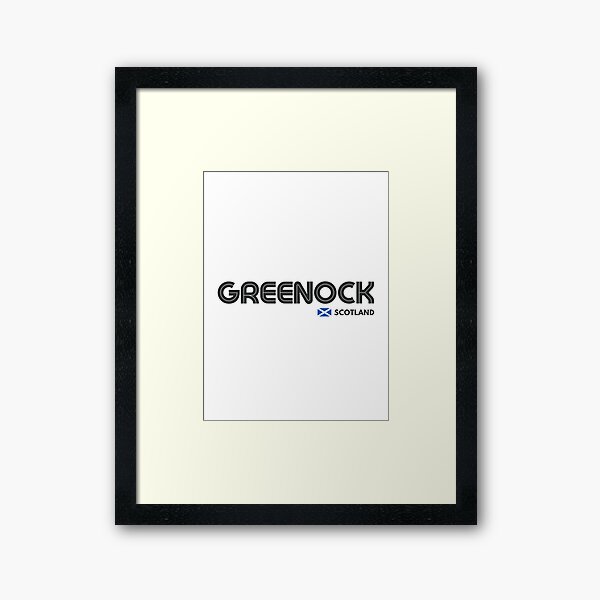 Item preview, Greenock - Scotland  designed and sold by Sketch-Shack.