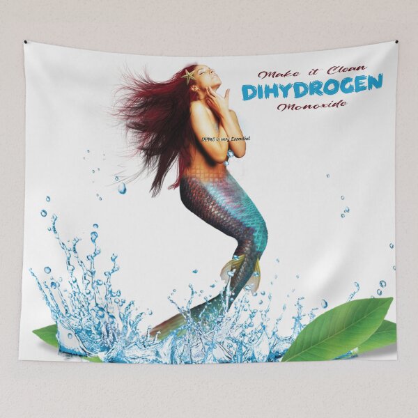 Item preview, Make It Clean – Dihydrogen Monoxide, Mermaid Art | Alt Anime & Dark Edge designed and sold by GraphixKing999.