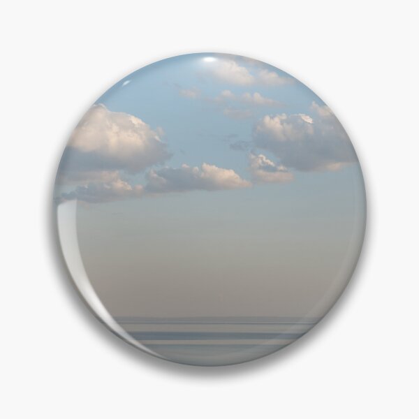 Item preview, Peaceful Seaside with Floating Cloud Puffs designed and sold by Georgia Mizuleva.