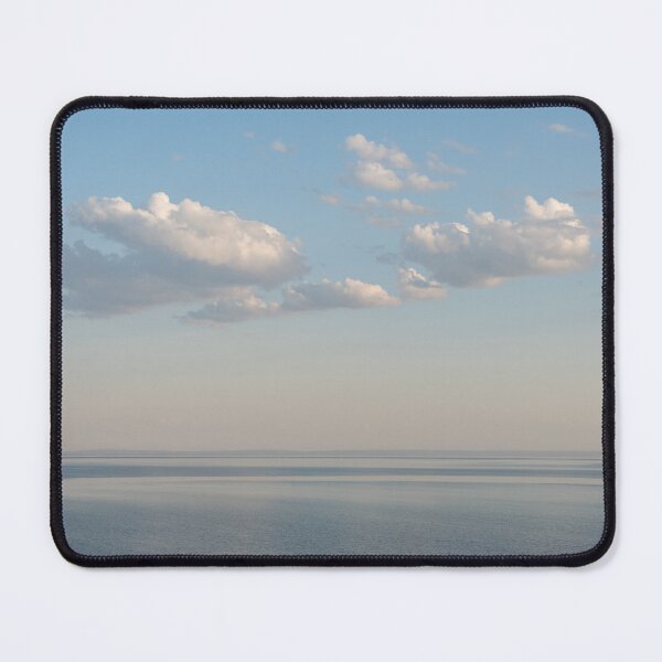 Item preview, Peaceful Seaside with Floating Cloud Puffs designed and sold by Georgia Mizuleva.