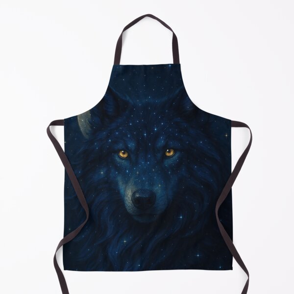 Item preview, Celestial Wolf Under Crescent Moon designed and sold by Sangsang Compass.