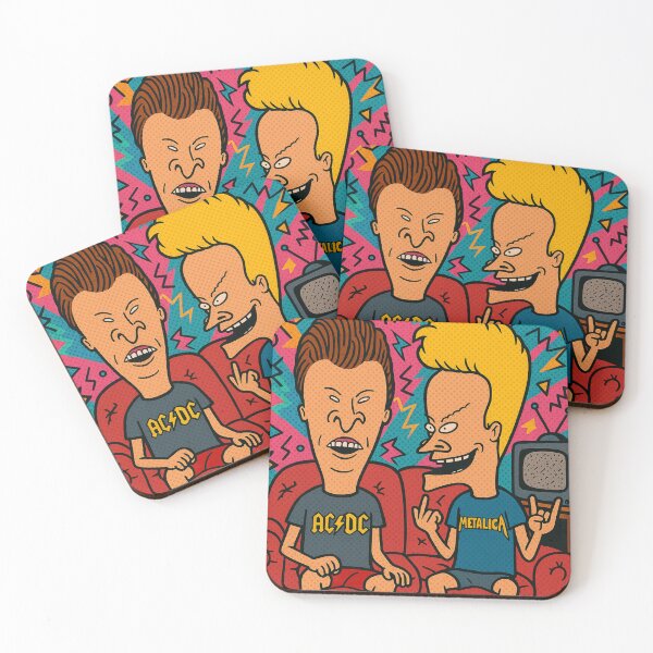 Item preview, Beavis & Butt-Head Pop Art Cartoon Poster designed and sold by Much More.