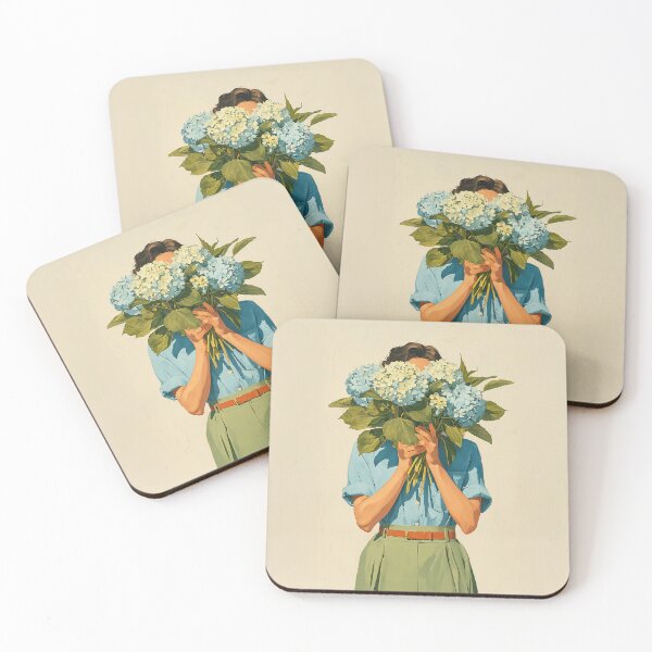 Item preview, Hydrangea Hideaway Portrait designed and sold by junkydotcom.