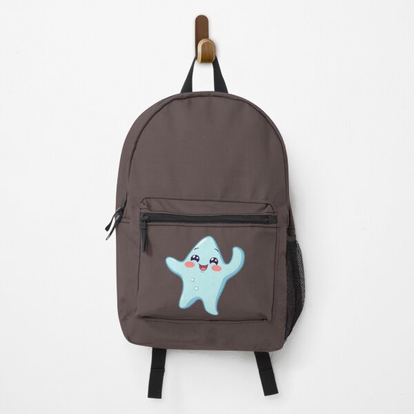 Item preview, Happy Dancing Starfish – Fun Blue Cartoon Sea Character designed and sold by Created by Aia.