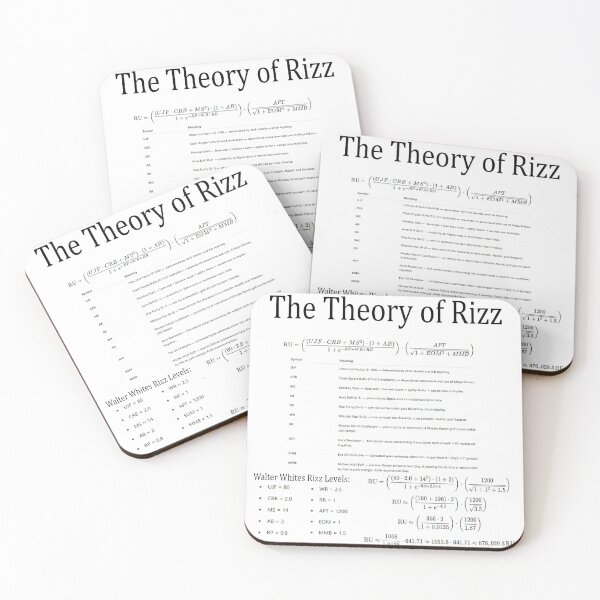 Item preview, The Theory of Rizz designed and sold by Shopein.