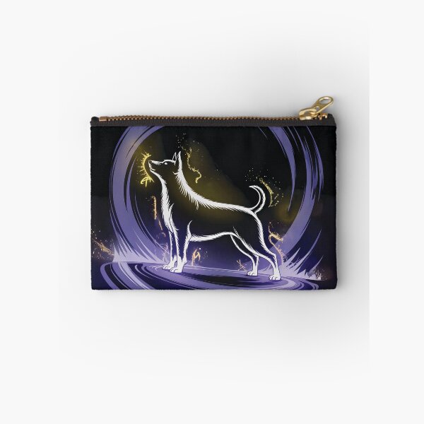 Item preview, A luminous dog on a purple platform designed and sold by Marcu Ioachim.