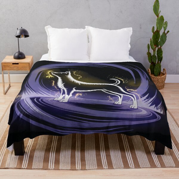 Item preview, A luminous dog on a purple platform designed and sold by Marcu Ioachim.