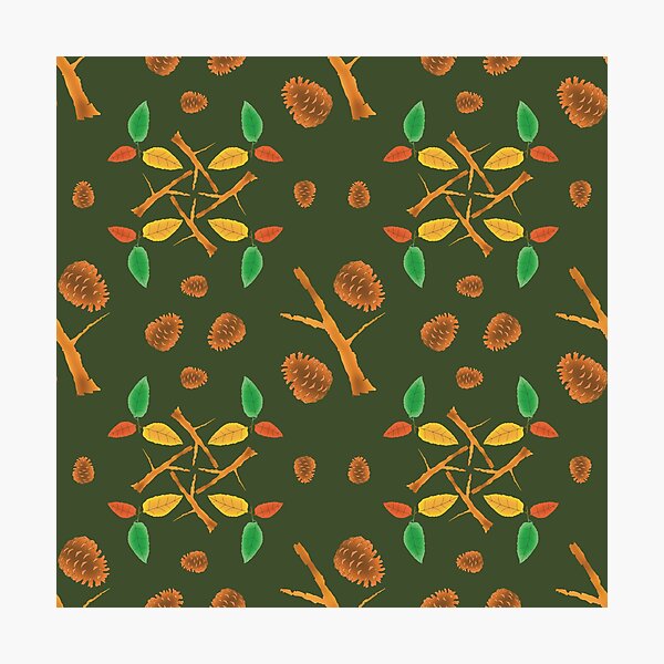 Item preview, Forest Pattern - Olive designed and sold by MFellArt Creations.