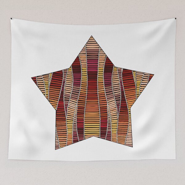 Item preview, Aboriginal star design designed and sold by PnrArtDesign.