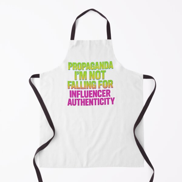 Item preview, Propaganda I’m Not Falling For: Influencer Authenticity – Social Media Satire Sticker designed and sold by CaffeinatedCreatures.
