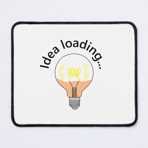 Item preview, Loading an idea in the form of a light bulb, creative thinking in the process. designed and sold by OlhaBondarenko.