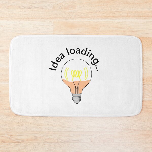 Item preview, Loading an idea in the form of a light bulb, creative thinking in the process. designed and sold by OlhaBondarenko.