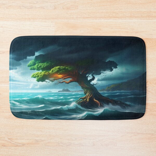 Item preview, Burning Tree Out in the Sea designed and sold by Korral.