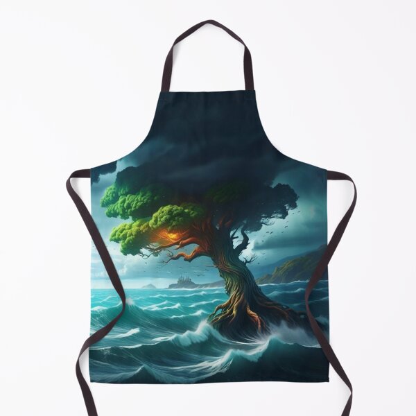 Item preview, Burning Tree Out in the Sea designed and sold by Korral.