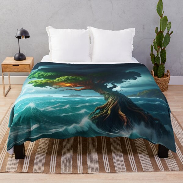 Item preview, Burning Tree Out in the Sea designed and sold by Korral.