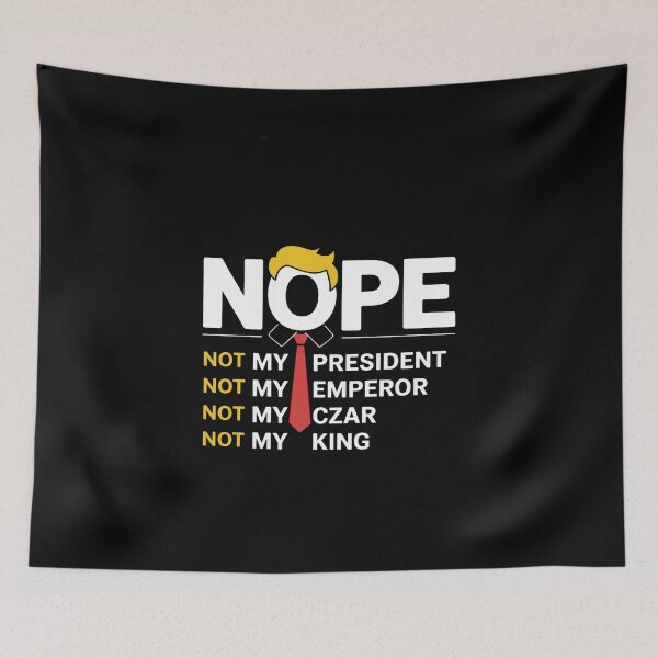 Item preview, No, no es mi presidente, el rey, el gracioso Trump designed and sold by Nekusa.