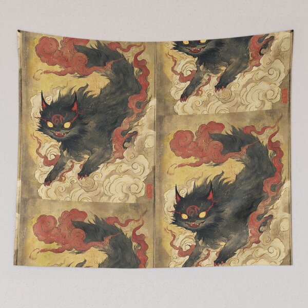 Item preview, Yokai Bakeneko designed and sold by bapupa.