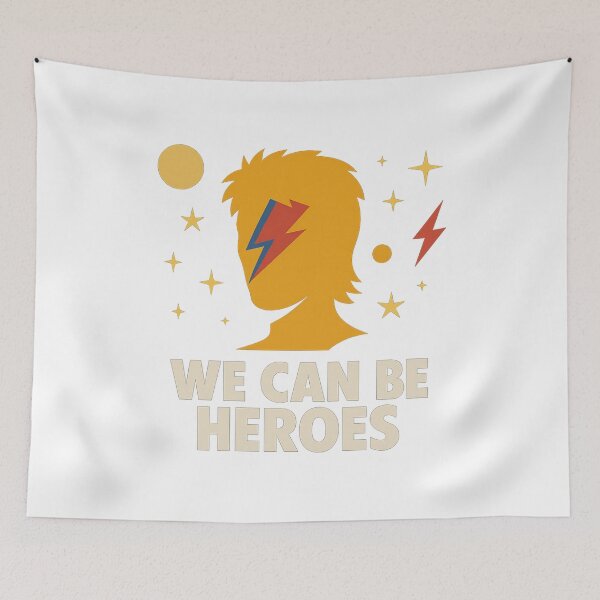 Item preview, We Can Be Heroes – Cosmic Tribute Design designed and sold by Dark Side of The Merch.
