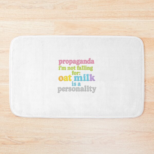Item preview, Propaganda I’m Not Falling For: Oat Milk Is a Personality – Coffee Culture Satire Sticker designed and sold by CaffeinatedCreatures.
