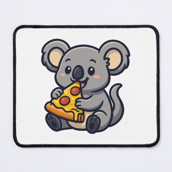 Item preview, Cute Koala Eating Pizza designed and sold by k3rstman1.