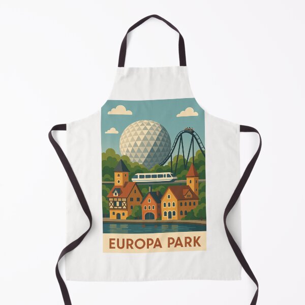 Item preview, Europa-Park Roller Coaster and Geodesic Dome View designed and sold by Places On Earth.
