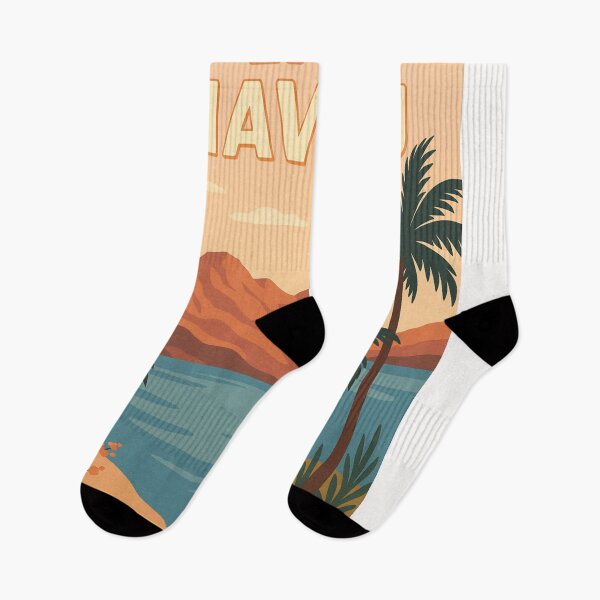 Item preview, Lake Havasu Shoreline with Palm Trees and Desert Peaks designed and sold by Places On Earth.
