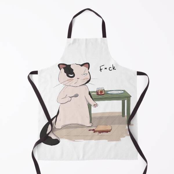 Item preview, Cat Grumpy Kitty Fallen Sandwich Disaster Bad Luck designed and sold by ZeinalArt.