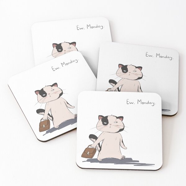 Item preview, Ew, Monday. Grumpy Cat Work Lazy Job designed and sold by ZeinalArt.