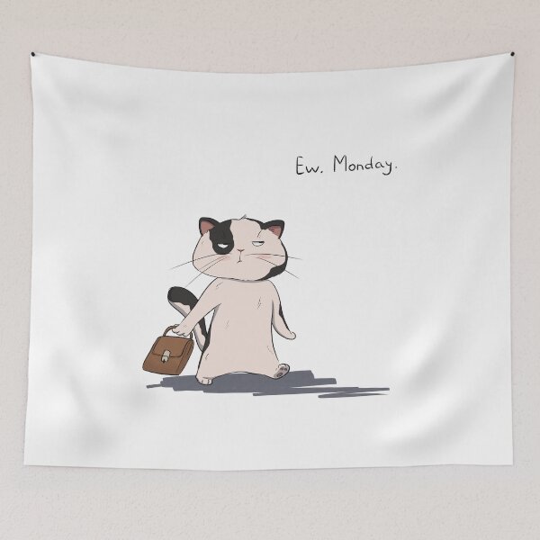 Item preview, Ew, Monday. Grumpy Cat Work Lazy Job designed and sold by ZeinalArt.
