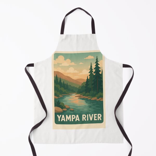Item preview, Yampa River Flowing Through Rocky Mountain Forest designed and sold by Places On Earth.