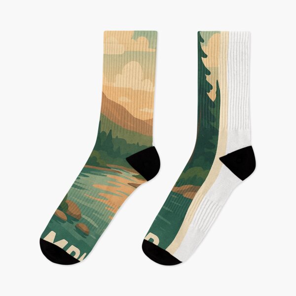 Item preview, Yampa River Flowing Through Rocky Mountain Forest designed and sold by Places On Earth.