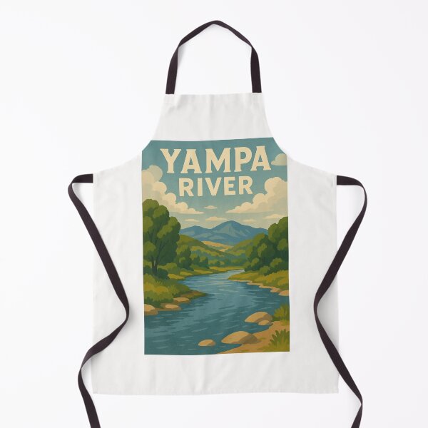 Item preview, Yampa River Valley with Rolling Hills and Blue Mountains designed and sold by Places On Earth.