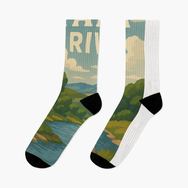 Item preview, Yampa River Valley with Rolling Hills and Blue Mountains designed and sold by Places On Earth.