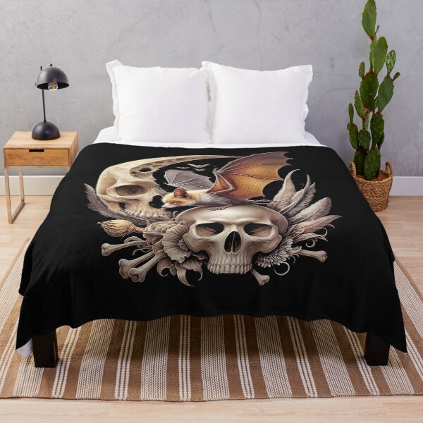 Item preview, Bat Skulls Goth T-Shirt designed and sold by candiscamera.