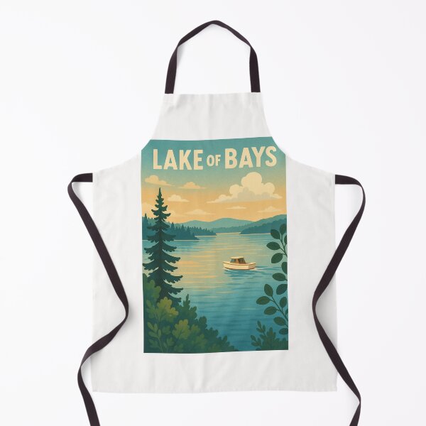 Item preview, Lake of Bays with Scenic Boat Ride and Distant Hills designed and sold by Places On Earth.