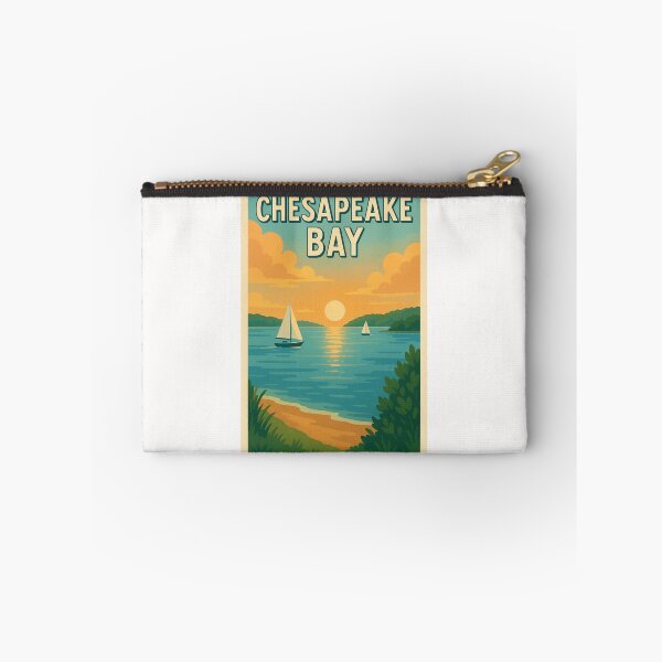 Item preview, Chesapeake Bay Sunset with Sailboats and Shoreline designed and sold by Places On Earth.