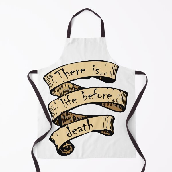 Item preview, banner quote slogan there is life before death designed and sold by Achille3777.