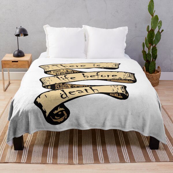 Item preview, banner quote slogan there is life before death designed and sold by Achille3777.