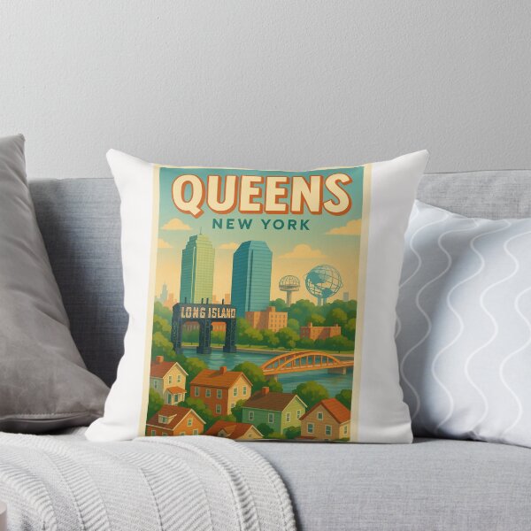 Item preview, Queens New York Skyline with Unisphere and Bridge designed and sold by Places On Earth.