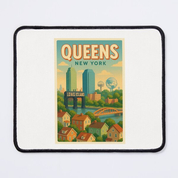Item preview, Queens New York Skyline with Unisphere and Bridge designed and sold by Places On Earth.