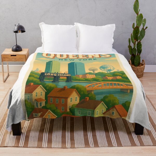 Item preview, Queens New York Skyline with Unisphere and Bridge designed and sold by Places On Earth.