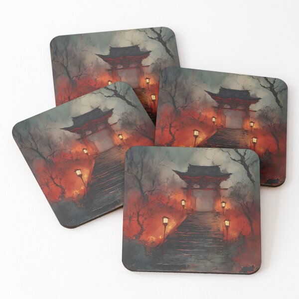 Item preview, Mysterious Eerie Japanese Landscape designed and sold by bapupa.