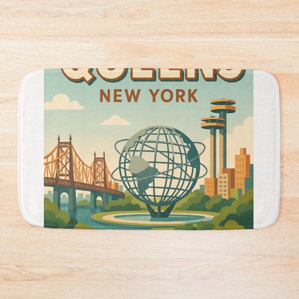 Item preview, Queens New York with Long Island City and Skyscrapers designed and sold by Places On Earth.