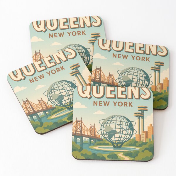 Item preview, Queens New York with Long Island City and Skyscrapers designed and sold by Places On Earth.