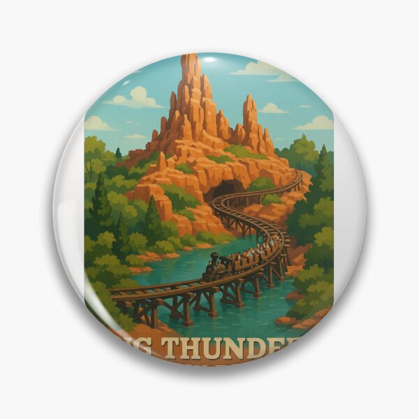Item preview, Big Thunder Mountain Railroad in Western Canyon designed and sold by Places On Earth.