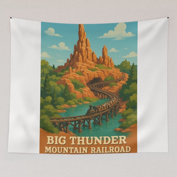 Item preview, Big Thunder Mountain Railroad in Western Canyon designed and sold by Places On Earth.