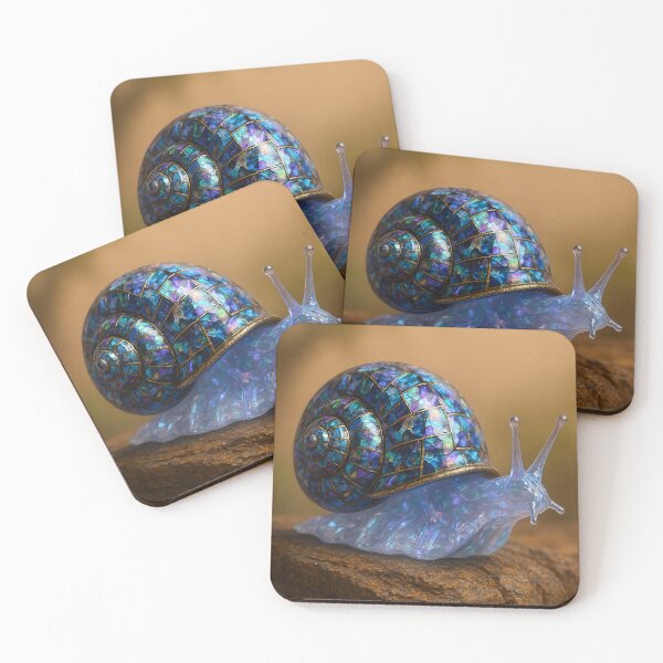 Item preview, Jewel Shell Snail in Fantasy Forest designed and sold by RinWinArts.