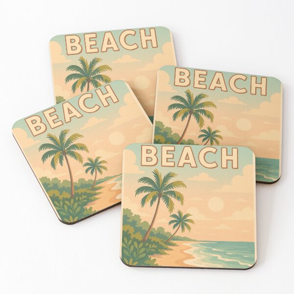 Item preview, Vero Beach Peaceful Coastline with Soft Sunset designed and sold by Places On Earth.