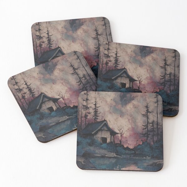 Item preview, Spooky Eerie Japanese Landscape designed and sold by bapupa.